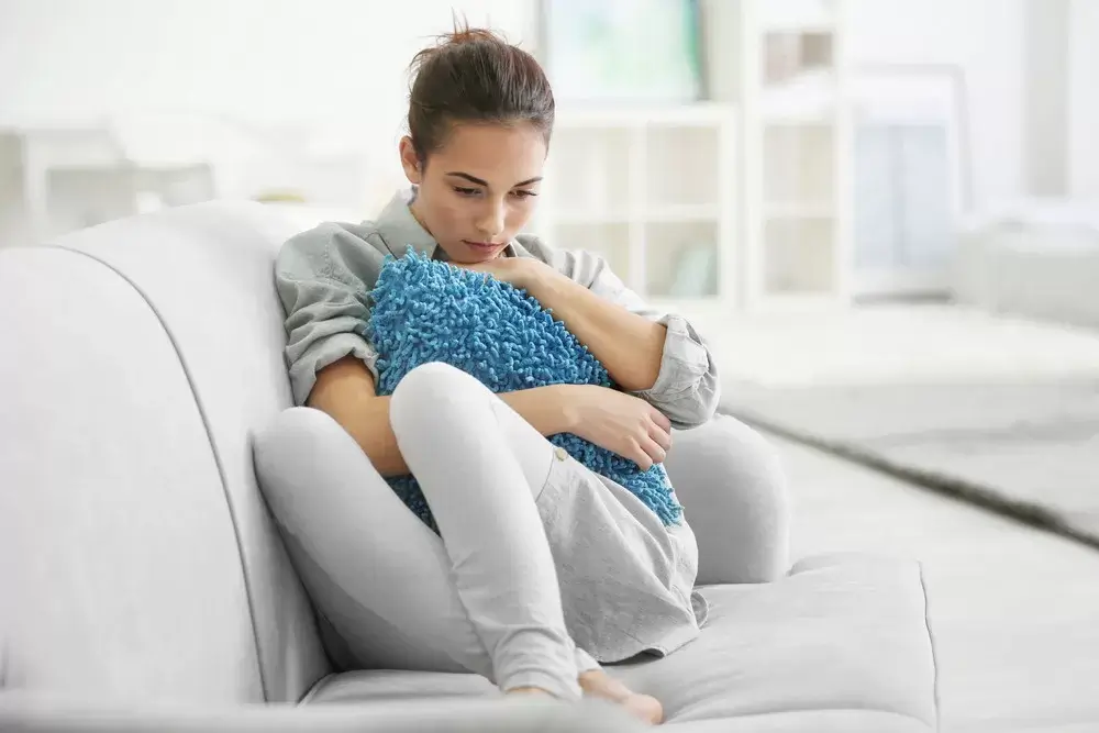 Depressed-woman-near-Oakville-Ontario